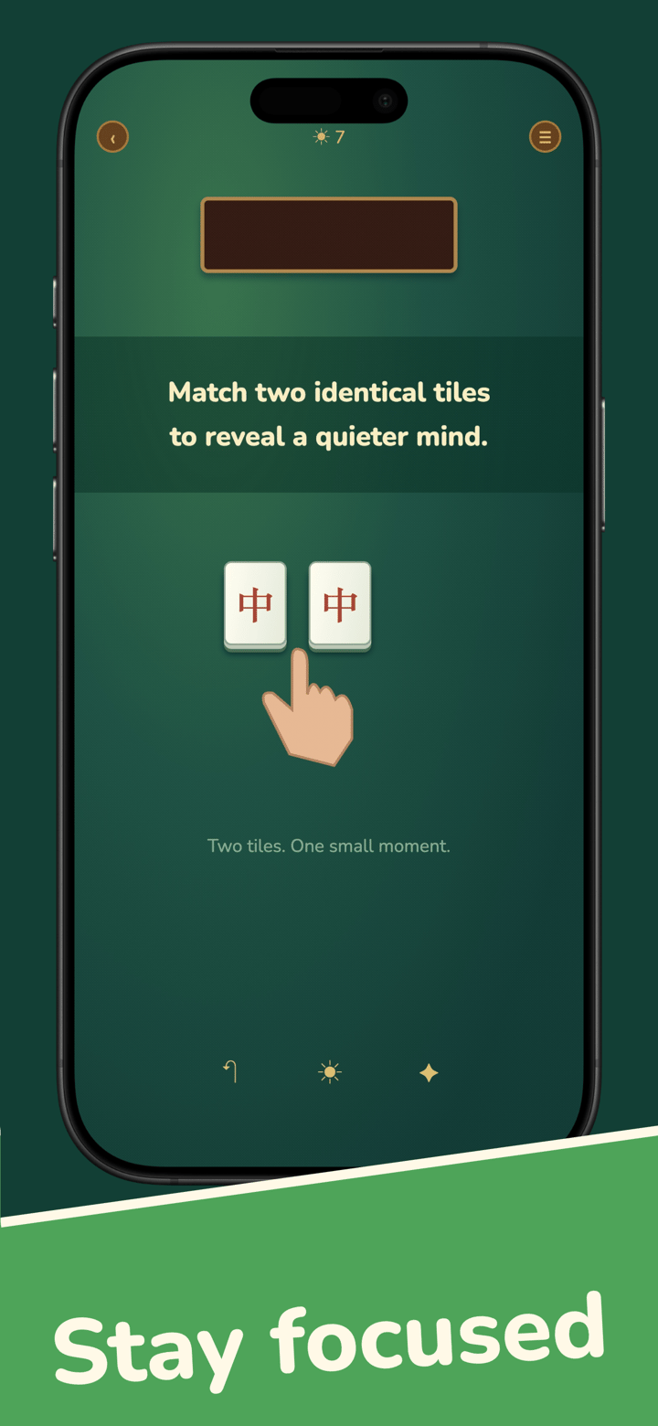 Jade Tiles app screenshot template preview, screen 4 of 5, Games design