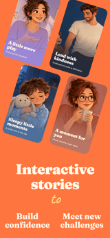 Hearth Family app screenshot template preview, screen 3 of 5, Lifestyle design