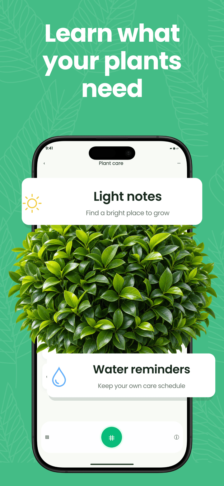 Fern Scan app screenshot template preview, screen 4 of 5, Lifestyle design