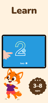 Little Wonder app screenshot template preview, screen 4 of 5, Education design