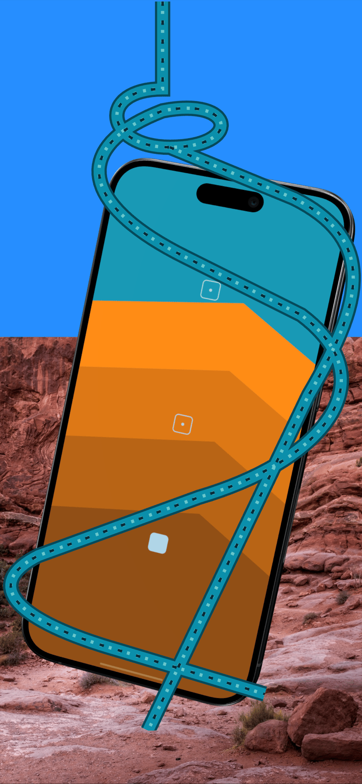 Prism Puzzle app screenshot template preview, screen 4 of 5, Games design