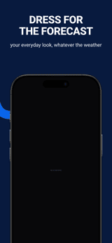 Sky Vibes app screenshot template preview, screen 5 of 5, Weather design