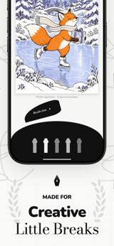 Color Retreat app screenshot template preview, screen 2 of 5, Graphics & Design design