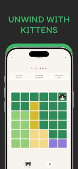 Chalk Paws app screenshot template preview, screen 1 of 5, Games design