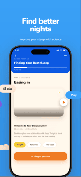 StillMind app screenshot template preview, screen 4 of 5, Health & Fitness design