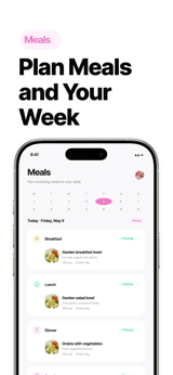 DayFlow Planner app screenshot template preview, screen 5 of 5, Productivity design