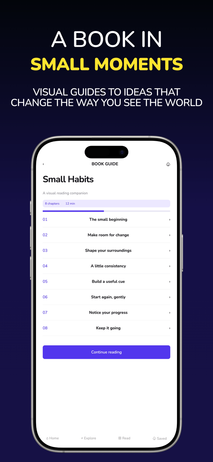 Alpine Mind app screenshot template preview, screen 6 of 8, Education design