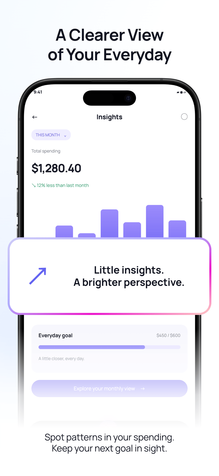 Lumen Pay app screenshot template preview, screen 5 of 5, Finance design