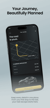 Velour Drive app screenshot template preview, screen 5 of 5, Lifestyle design