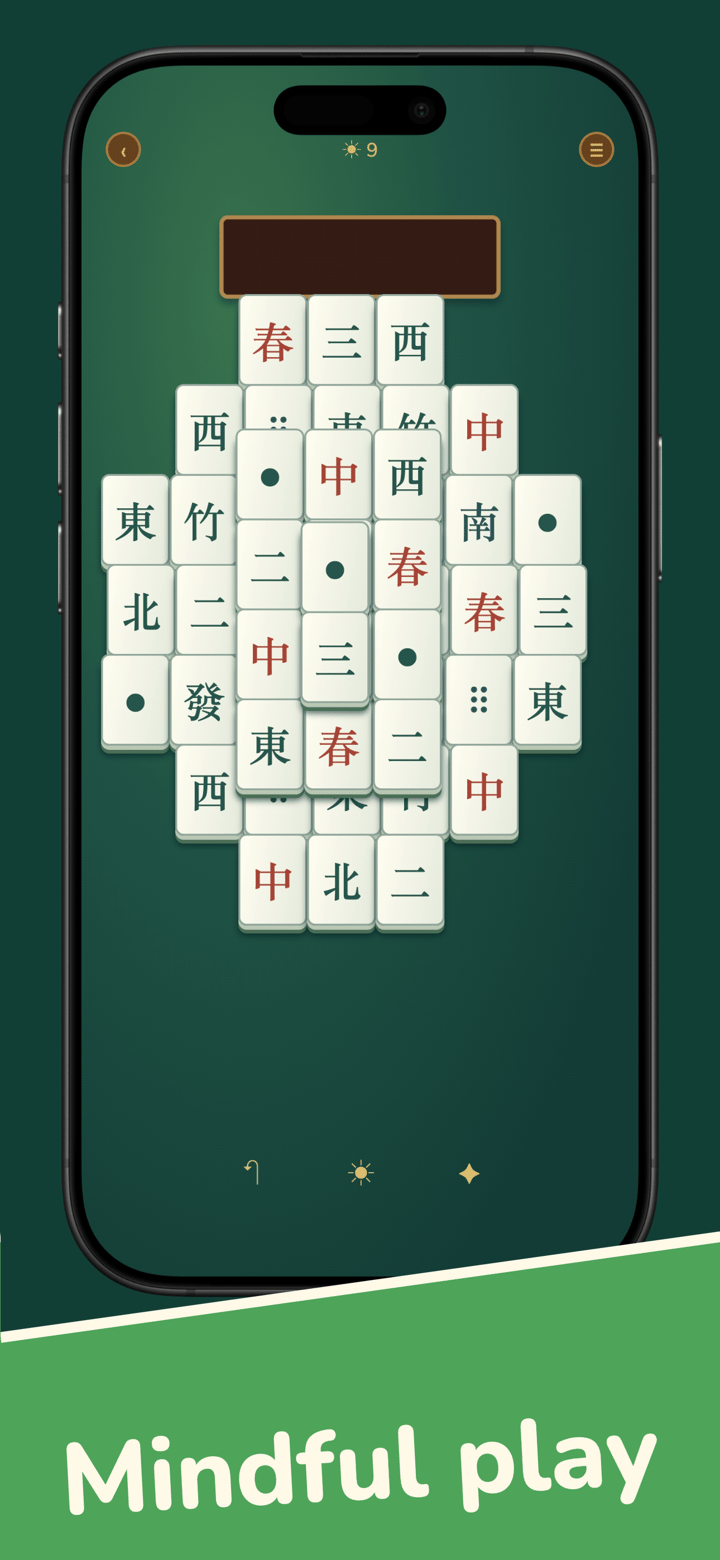 Jade Tiles app screenshot template preview, screen 5 of 5, Games design