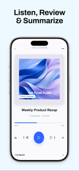 VoiceNote app screenshot template preview, screen 4 of 5, Productivity design
