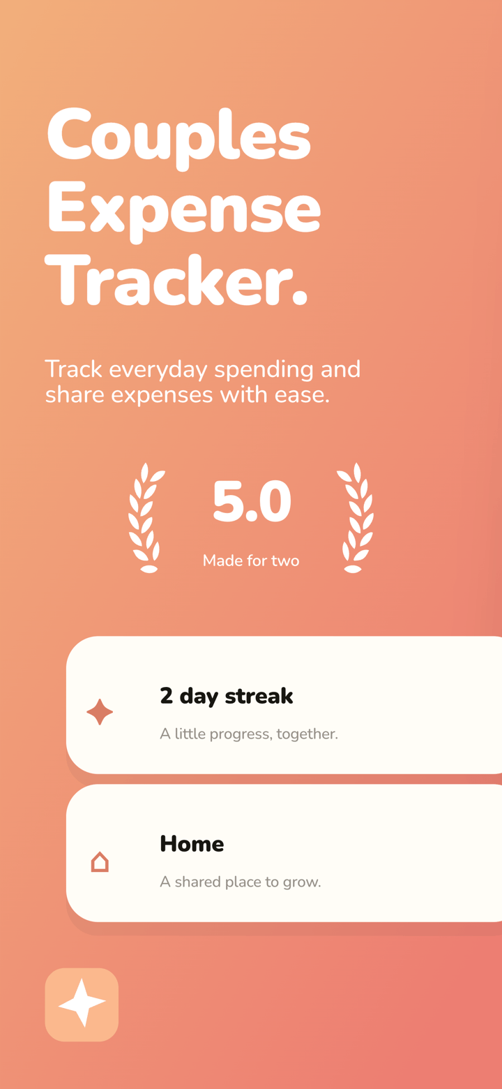 Coral Share app screenshot template preview, screen 1 of 5, Finance design