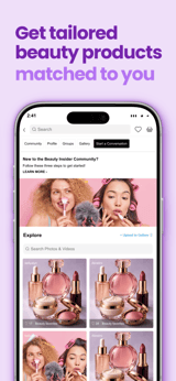 Zyluxe Beauty app screenshot template preview, screen 5 of 5, Shopping design