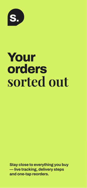 Sundry Market app screenshot template preview, screen 1 of 5, Shopping design
