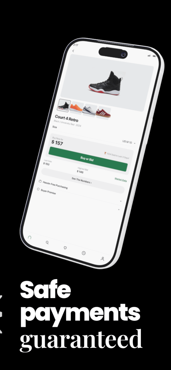 Street Drop app screenshot template preview, screen 3 of 5, Shopping design