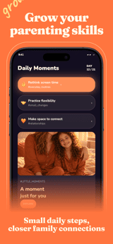 Hearth Family app screenshot template preview, screen 2 of 5, Lifestyle design