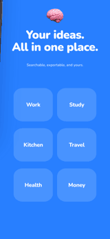 Promptly app screenshot template preview, screen 5 of 5, Productivity design