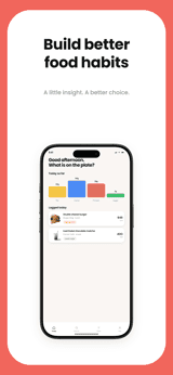 Plateful app screenshot template preview, screen 5 of 5, Health & Fitness design