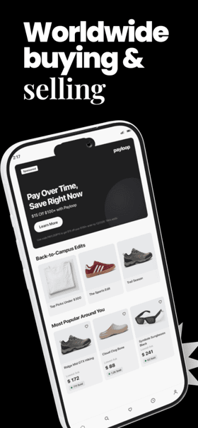 Street Drop app screenshot template preview, screen 2 of 5, Shopping design