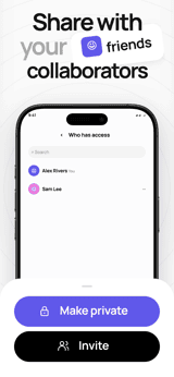 Track Room app screenshot template preview, screen 3 of 5, Music design