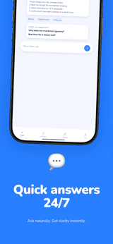 Promptly app screenshot template preview, screen 2 of 5, Productivity design