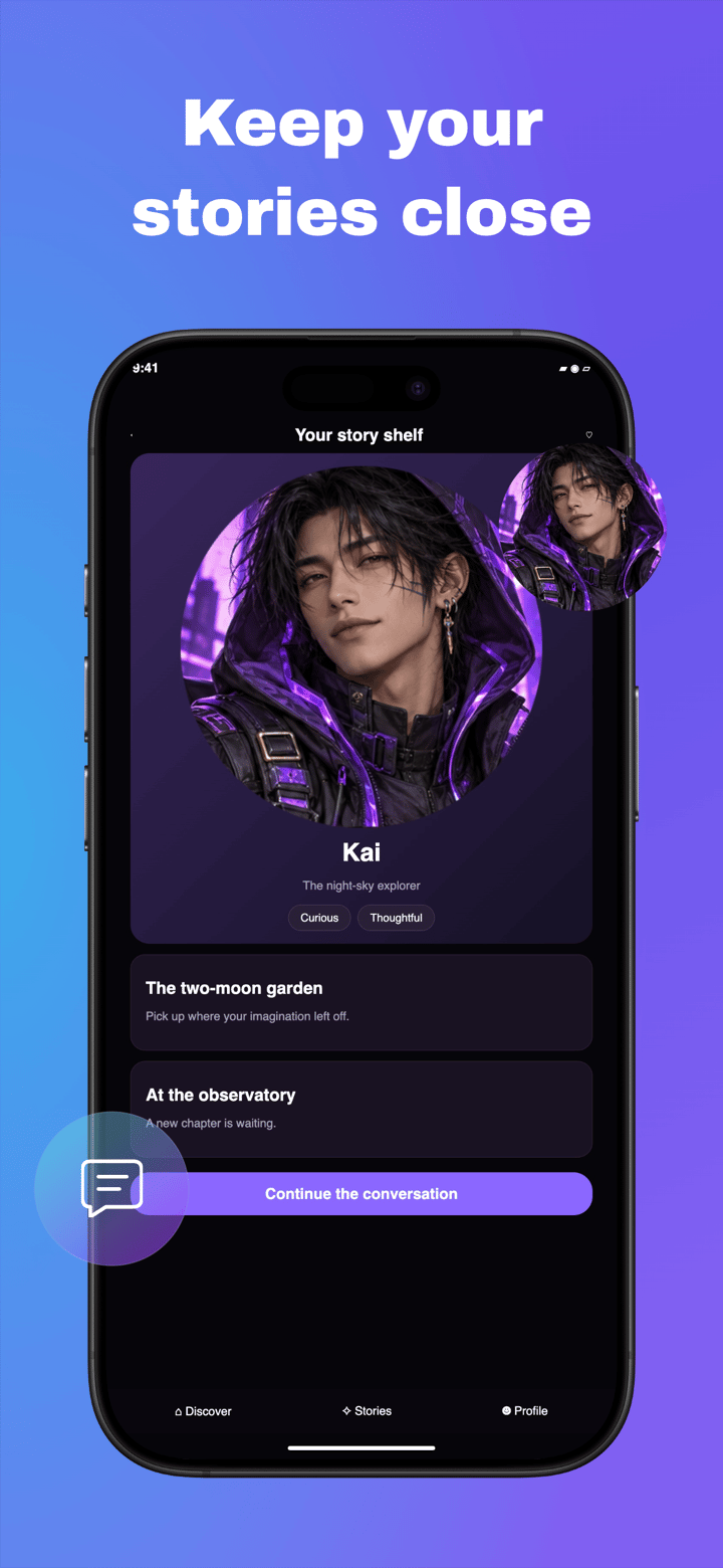 Prism Persona app screenshot template preview, screen 5 of 5, Lifestyle design