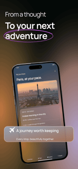 Wayfarer Glass app screenshot template preview, screen 5 of 5, Travel design