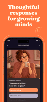 Hearth Family app screenshot template preview, screen 4 of 5, Lifestyle design