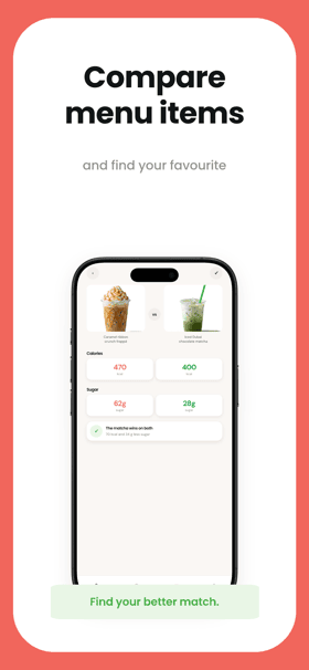 Plateful app screenshot template preview, screen 4 of 5, Health & Fitness design