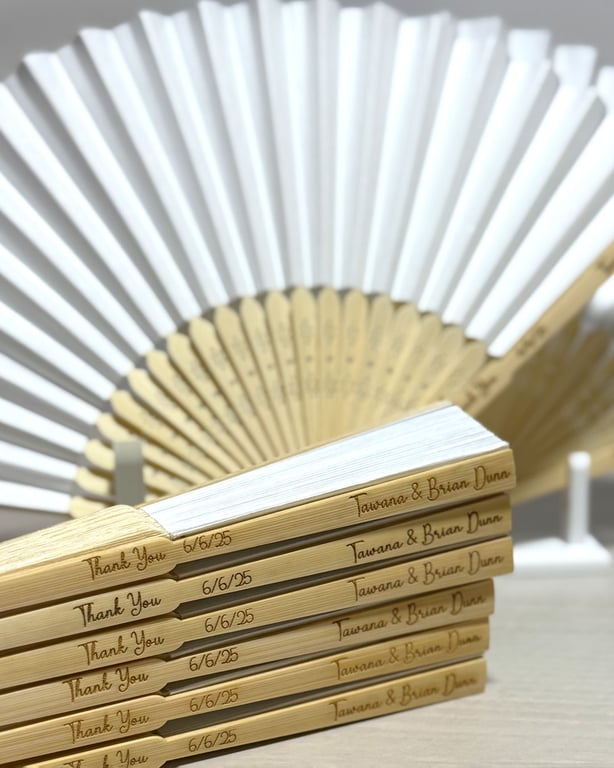 Personalized Hand Fan - Classic - view 3