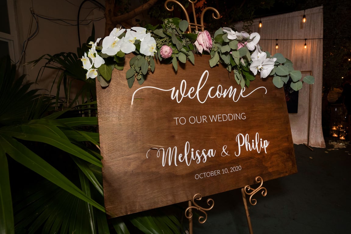 Wedding Welcome Sign