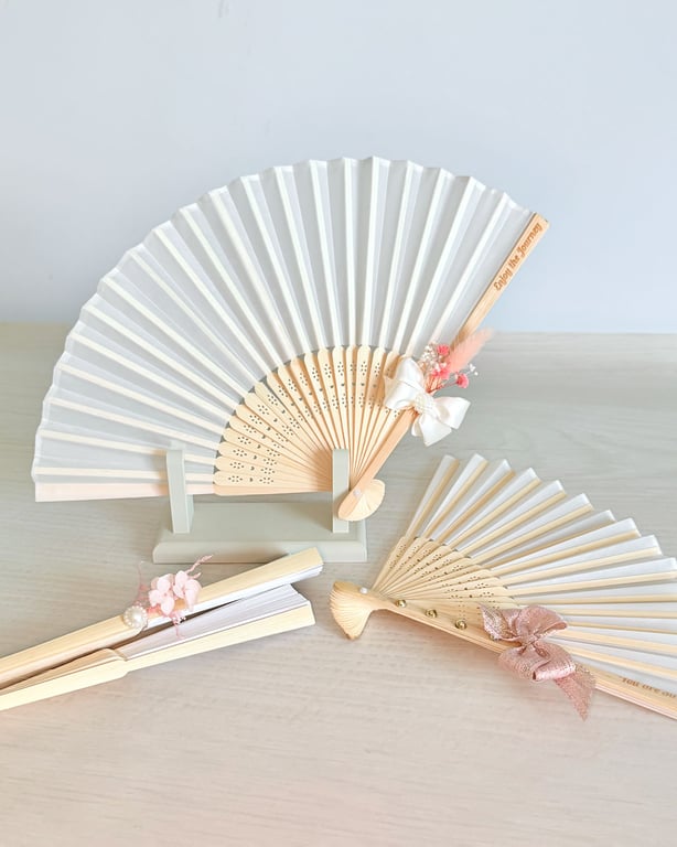 Personalized Hand Fan - Deluxe