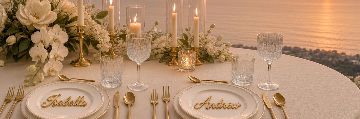 Acrylic Place Cards: The Wedding Detail Your Guests Will Take Home