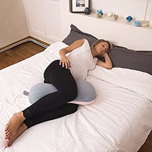 Babymoov - 2 in 1 Ergonomically designed Maternity & Nursing Pillow -  Pink