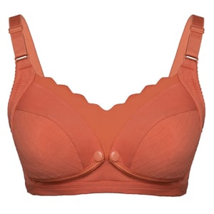 Comfy-Cotton-Seamless-Nursing-Bra-Orange