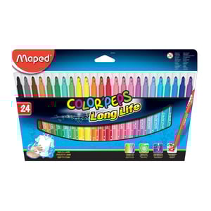 Maped - Color Peps Felt Tip 24Col C.Bx