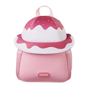Nohoo - 3D Cute Marshmallow Kids School Bag/Activity Bag 10"- Pink