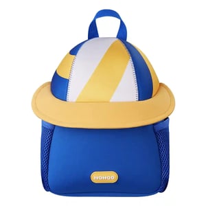 Nohoo - 3D Cute Volleyball Kids School Bag/Activity Bag 10" - Blue
