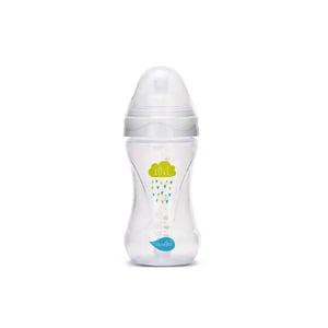 Nuvita - MIMIC COLLECTION 250ml Baby Bottle with Innovative teat and anti-colic system - White