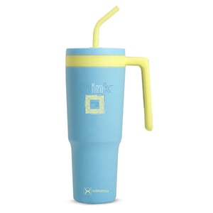 Hydrobrew - Fresh Flip Straw Tumbler w/ Ceramic Inside - 1200ml Blue