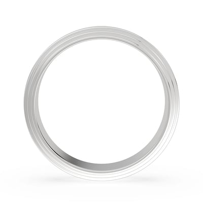 3 Ridge Band, Mens Bands, image 3 by Grandeur Diamonds