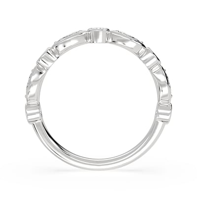 Marquise & Round Bezel Set, Wedding Bands, image 3 by Grandeur Diamonds