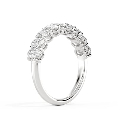Oval Eternity, Wedding Bands, image 2 by Grandeur Diamonds