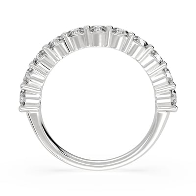 Round Double Prong Eternity Band, Wedding Bands, image 3 by Grandeur Diamonds