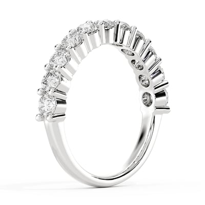 Round Double Prong Eternity Band, Wedding Bands, image 2 by Grandeur Diamonds