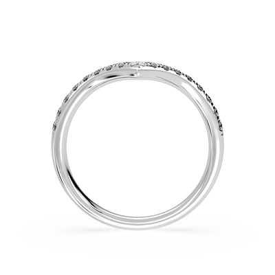 Wishbone Diamond Band, Wedding Bands, image 3 by Grandeur Diamonds