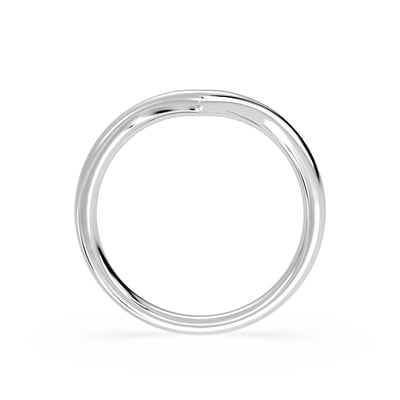 Wishbone Band, Wedding Bands, image 3 by Grandeur Diamonds