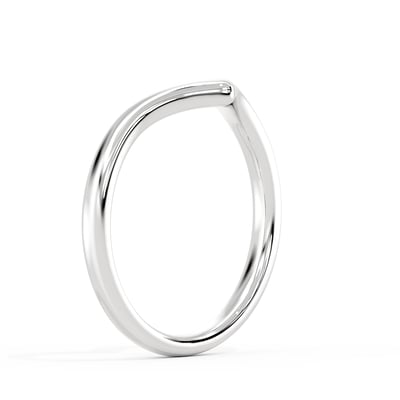 Wishbone Band, Wedding Bands, image 2 by Grandeur Diamonds