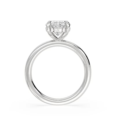 Signature Oval Hidden Halo, Engagement Ring, image 3 by Grandeur Diamonds