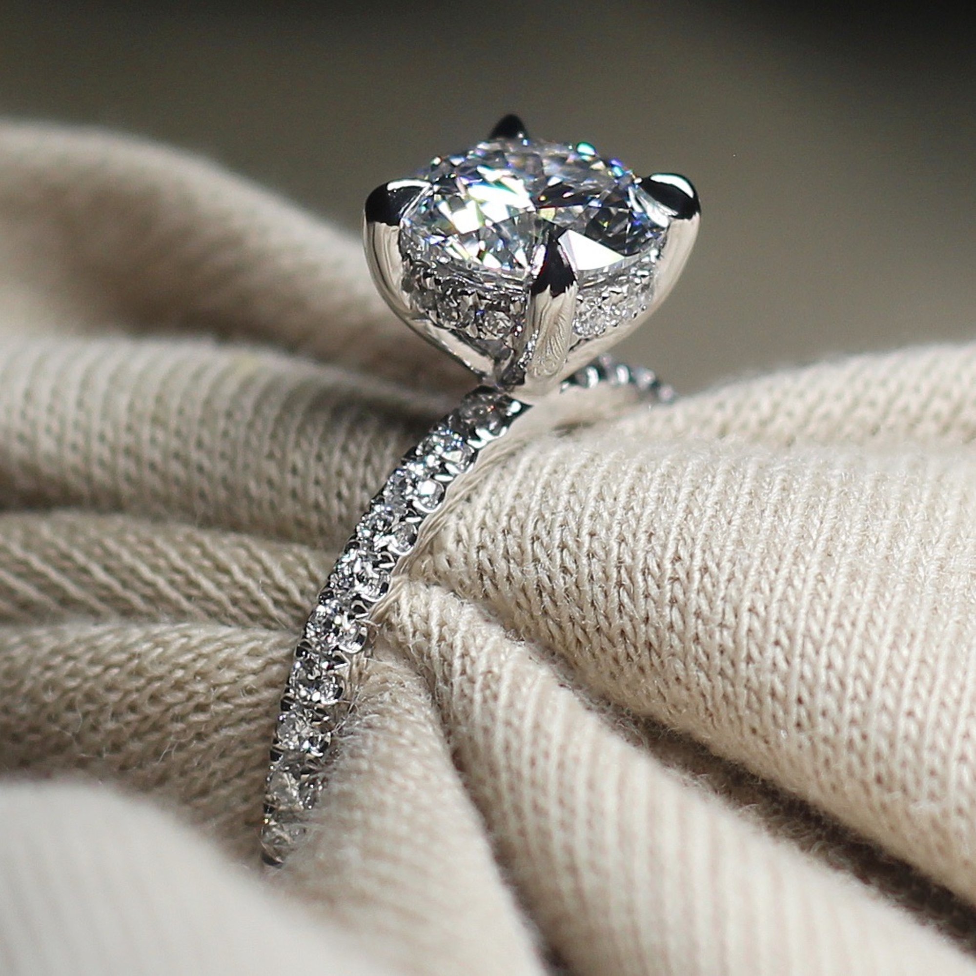 Engagement ring by Grandeur Diamonds